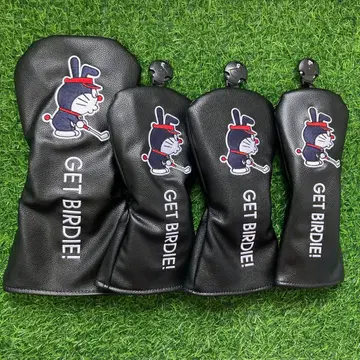 4세트 도라에몽 골프 골프헤드커버 1W+FW+FW+UT 블랙