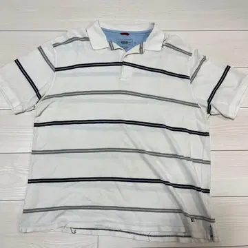 Wrangler 피케 셔츠 XXL 화이트 스트라이프