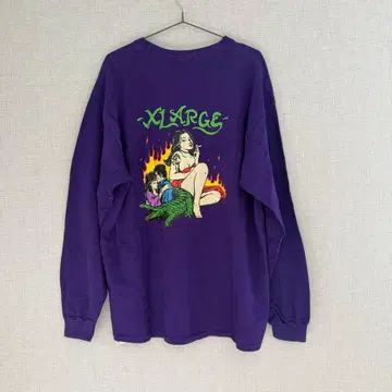 XLARGE 엑스라지 라지 롱T 프린트T 스트릿 로고