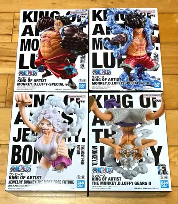 원피스 KING OF ARTIST 루피 보니 니카 4체 세트