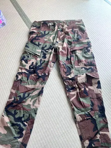 알파 카모플라쥬 카고 팬츠