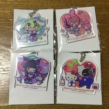 젠레스 존 제로 산리오 아크릴 볼체인 GIGO 4점 세트