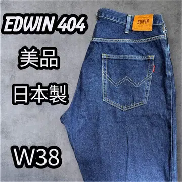 EDWIN 404 W38 일본제 새상품급 와이드 데님 빅 사이즈