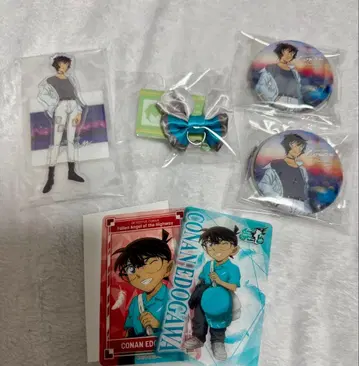 명탐정 코난 세가 럭키 쿠지 아크릴 스탠드 네임 배지 캔뱃지 세라