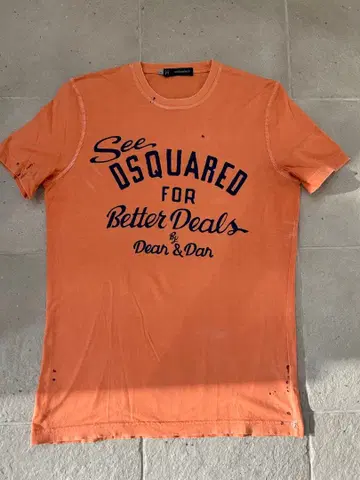 DSQUARED2 오렌지 T셔츠 M