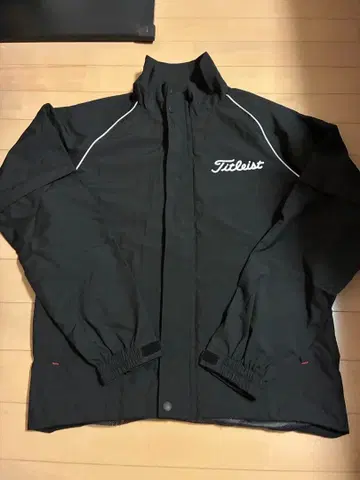 타이틀리스트 남성용 우비 상하의 세트 블랙 S사이즈