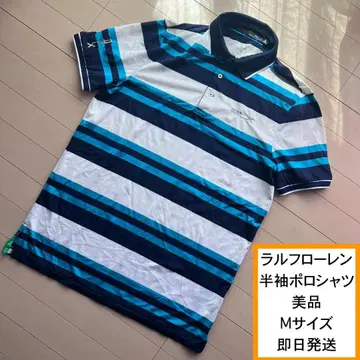 랄프 로렌 반팔 피케 셔츠 새상품급 M 사이즈 당일 발송 스트라이프