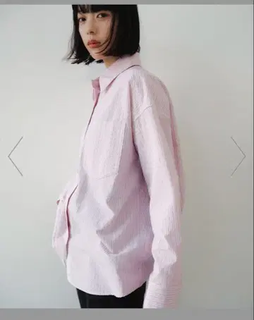 [ EMMEL REFINES ] EM 웨이브 멀티 스트라이프 셔츠