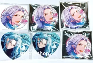 앙스타 심광인채 캔뱃지 심광 캔뱃지 나기사 엘리먼트 이베코레 6점