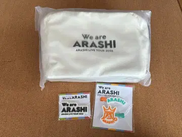 아라시 2026 We are ARASHI 파우치 헤어 클립 로고 마그넷