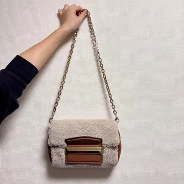 JIMMY CHOO 무스탕 숄더백