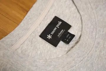 [새상품급] SNOW PEAK 트레이닝복 라이트 그레이