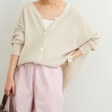 FRAMeWORK 카노코 2WAY 백 트임 가디건 프레임워크