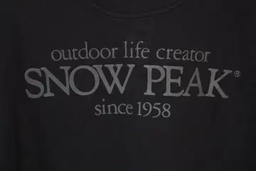 [ 새상품급 ] SNOW PEAK 트레이닝복 다크 그레이