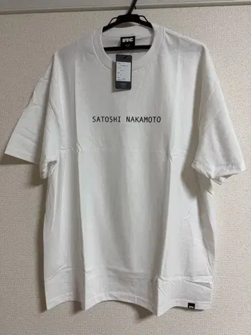 FTC 화이트 T셔츠 XL Satoshi Nakamoto