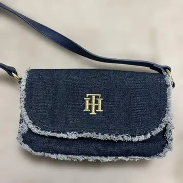 TOMMY HILFIGER 데님 숄더백