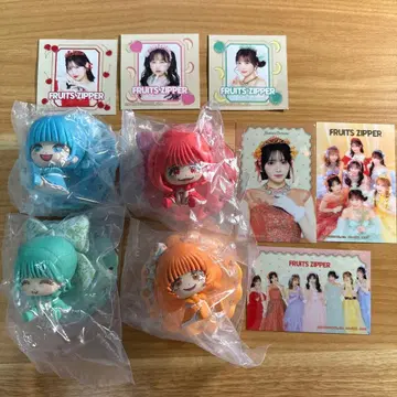 제일복권 후르츠 지퍼 C상 마스코트 피규어 4개 세트 H상 복권권