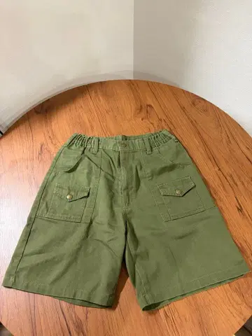 구제 의류 카고 숏팬츠 올리브 그린