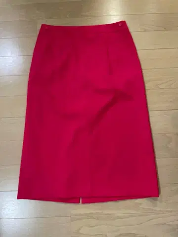 INDIVI 핑크 롱 타이트 스커트 빅 사이즈