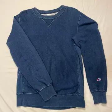 Champion 리버스 위브 M 페이드 네이비 무지 스테디셀러 눈 없음