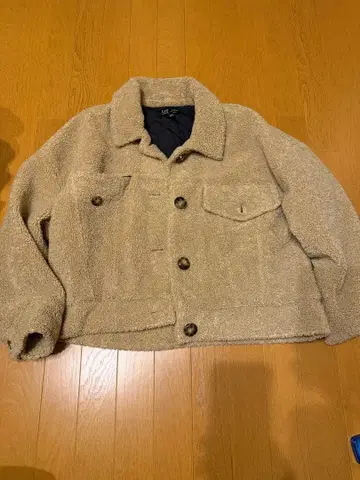 ZARA 보아 자켓 베이지