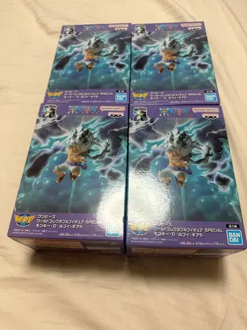 몽키 D 루피 스페셜 니카 월드 콜렉터블 4점 세트