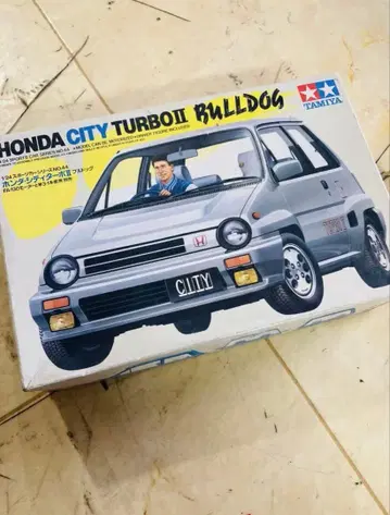 초판품 타미야 1/24 혼다 시티 터보 II 불독 모터라이즈
