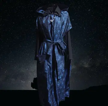 기모노 리메이크 롱 원피스풍 튜닉 후드 부착 벨트 부착 일본풍 패턴