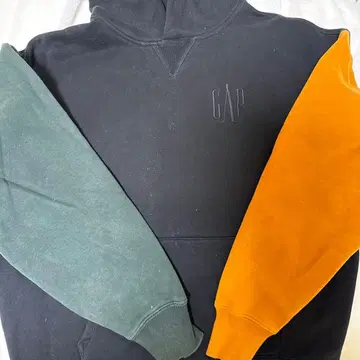 GAP 컬러 블록 후드티 XS