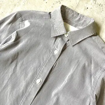 Whim Gazette 셔츠 원피스 윔 가젯 스트라이프 F