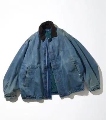 시착만 한 nautica 데님 블루종