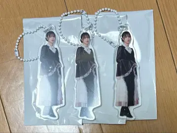 사쿠라자카46 나카가와 치히로 온라인 복권 D상 미니 아크릴 키링 3개