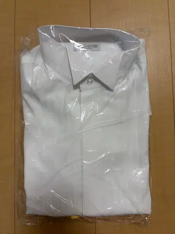 윙카라 셔츠 화이트 L 사이즈