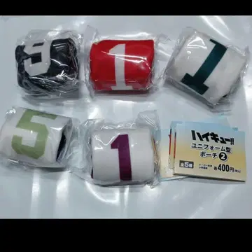 [메-5] 하이큐 유니폼형 파우치 2종 컴프 전 5종