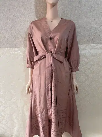 기모노 리메이크 원피스 순수 실크 기모노 4월 하순 발송