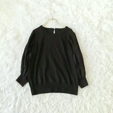 르 쿠르 블랑 플리츠 슬리브 티셔츠 38 비쥬 버튼