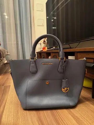 MICHAEL KORS 블루 토트백 벨트 없음