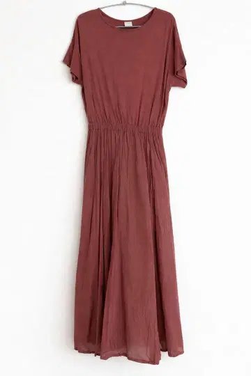 DOORS 코튼 보일 도킹 개더 원피스