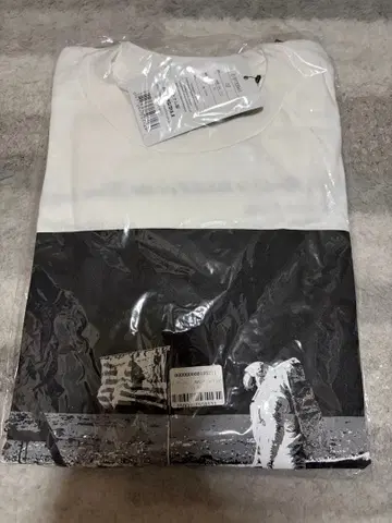 포르노그라피티 비레반 NASA 아폴로 사진 T셔츠 흰색 화이트 XL
