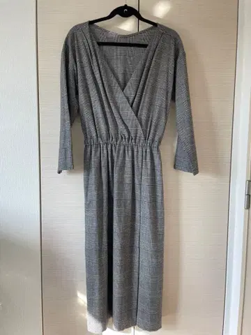 Plage 글렌체크 카슈쿨 원피스 38