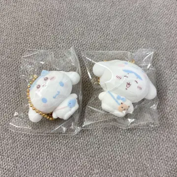 치이카와 산리오 시크릿 플로키 마스코트 참 시나몬 하치와레