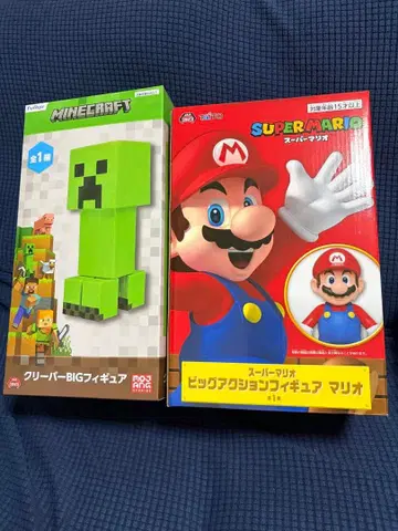 마인크래프트 크리퍼 BIG 피규어 & 슈퍼 마리오