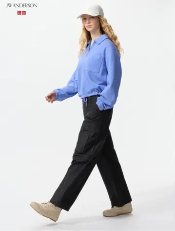 UNIQLO JW ANDERSON 카고 팬츠 블랙