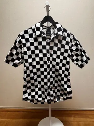 BEAMS 체크 무늬 깃발 셔츠