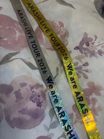 ARASHI LIVE TOUR 2026 은금테이프