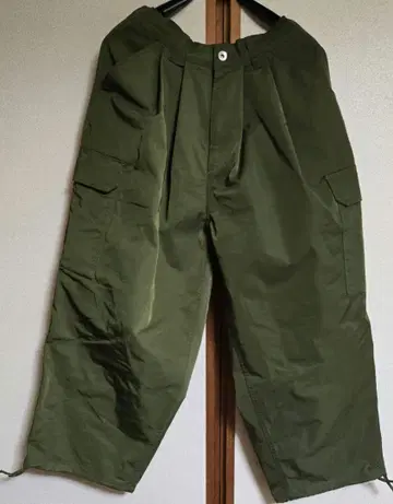 RAIZO 카고 팬츠 올리브 그린