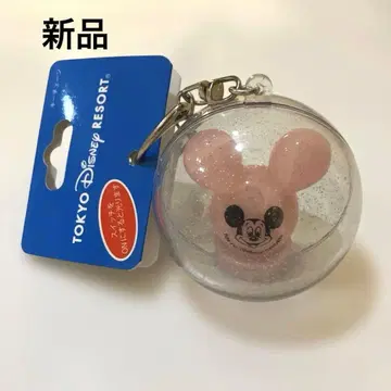 도쿄 디즈니 리조트 빛나는 미키마우스 벌룬 키링 새상품, 미사용
