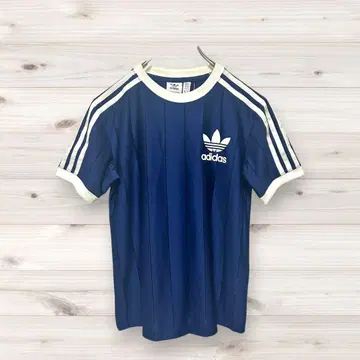 아디다스 T셔츠 XS 여성용 트레포일 3선 블루