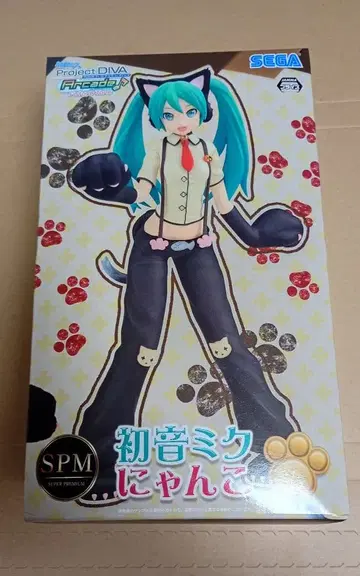 하츠네 미쿠 슈퍼 프리미엄 피규어 SPM 냥코 새상품 미개봉
