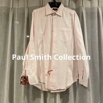 폴 스미스 컬렉션 핑크 긴팔 셔츠 L